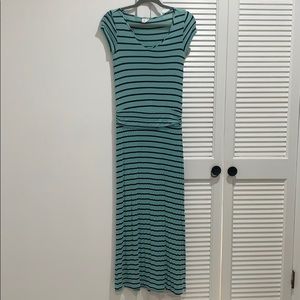 Striped maxi dress